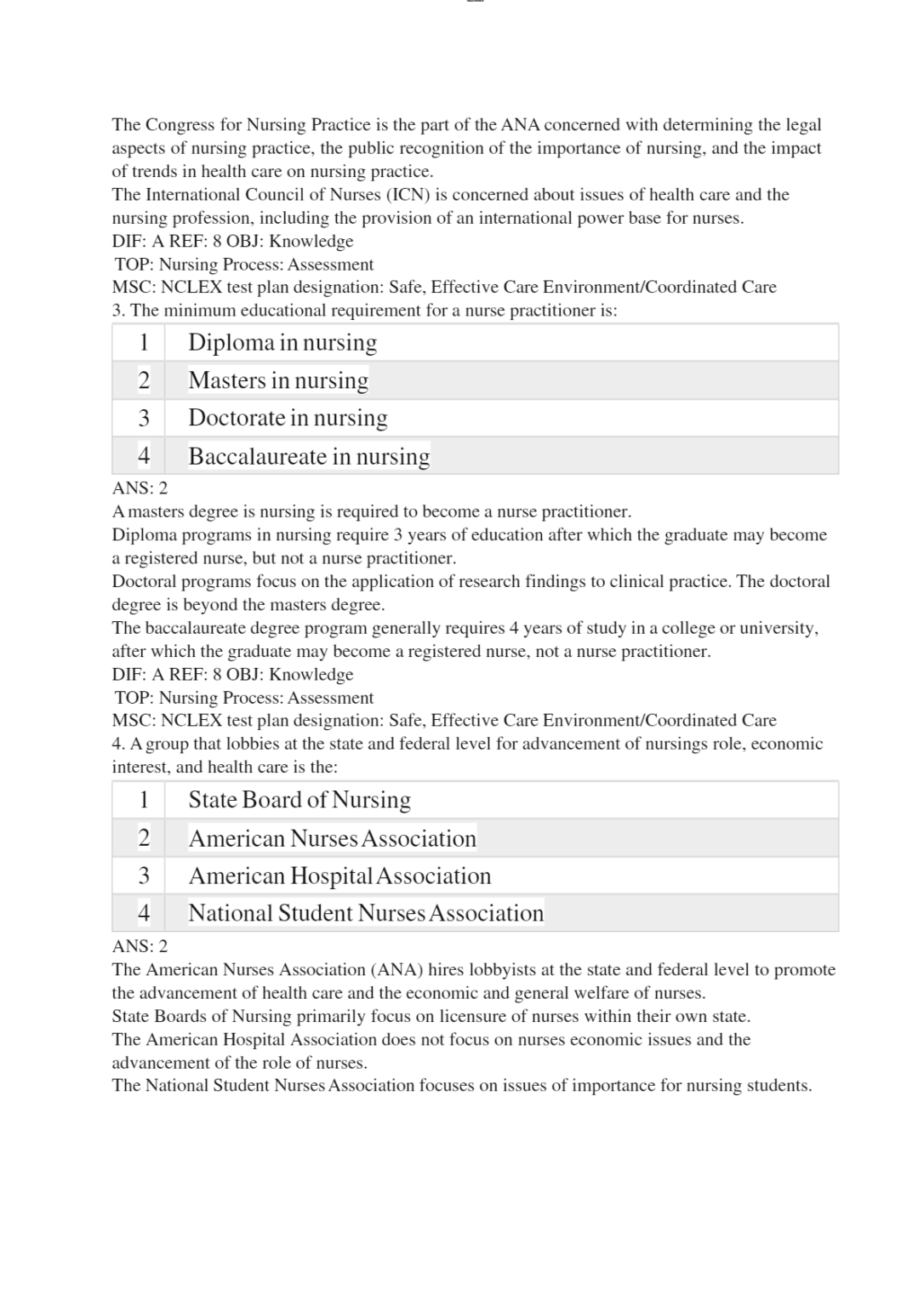 Test Bank Fundamentals of Nursing 10th Edition Potter Perry - Image 4