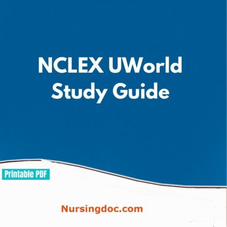 NCLEX UWorld Study Guide