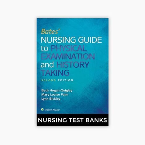 Bates Nursing Guide Physical Examination 2nd Edition Hogan-Quigley Palm Bickley Test Bank