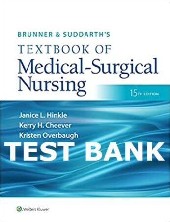 Brunner And Suddarth's Textbook Of Medical Surgical Nursing